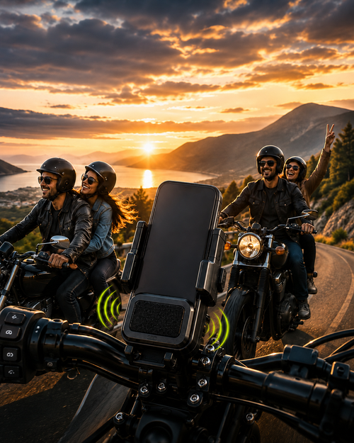 PORTACELULAR+PARLANTE🏍️🔥